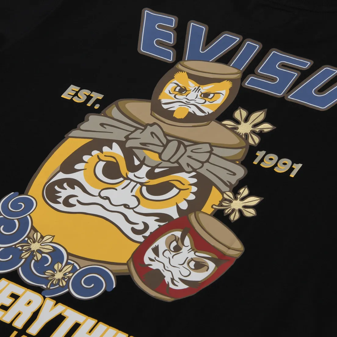 Evisu Мужская футболка Heritage Wadaiko Daruma Bro Printed