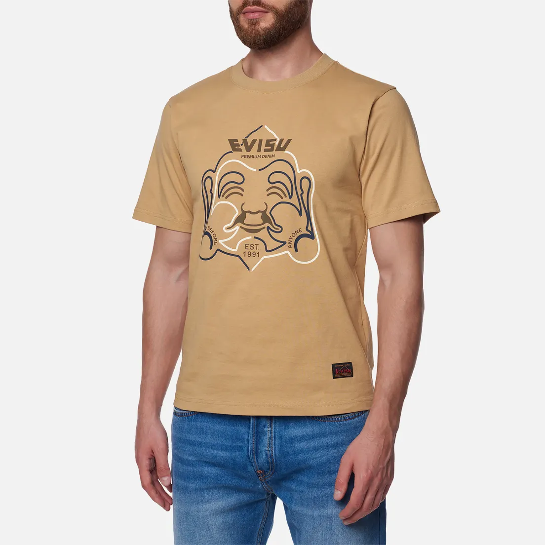 Evisu Мужская футболка Heritage Godhead Printed