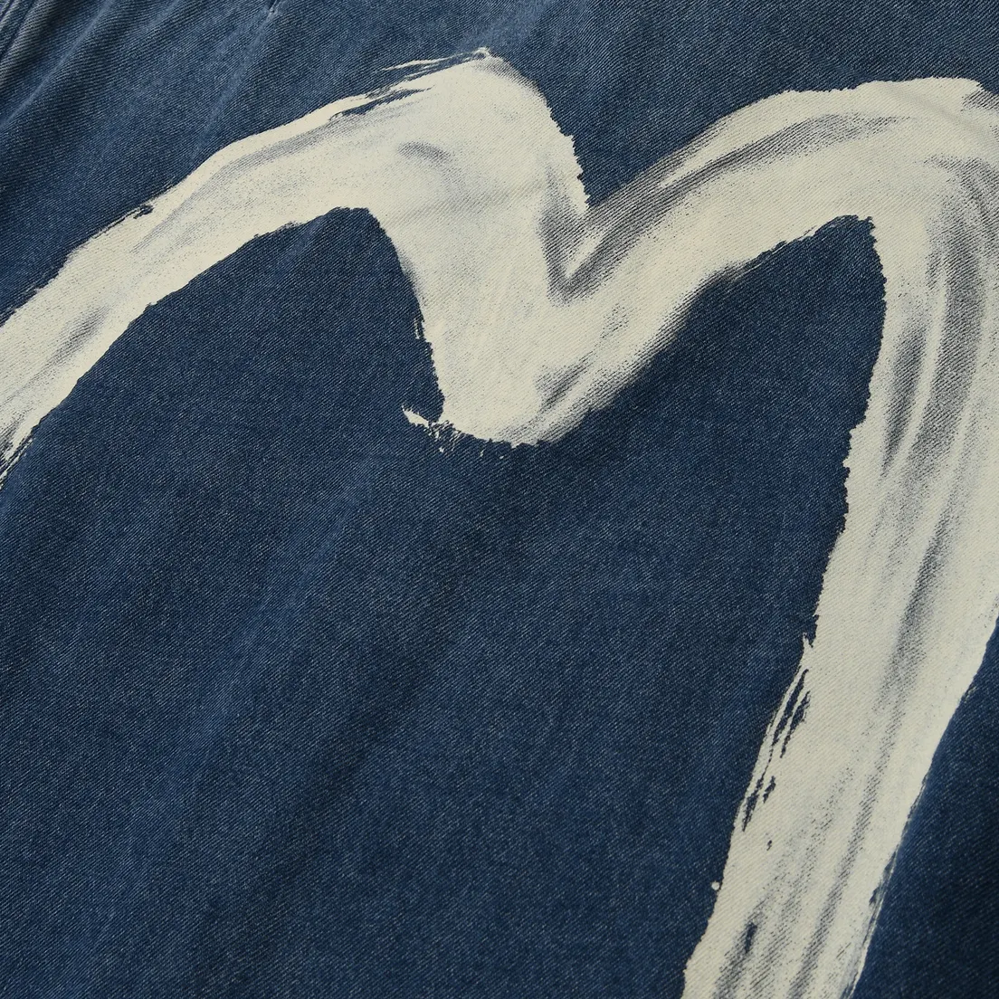Evisu Мужская рубашка Brush Daicock Printed