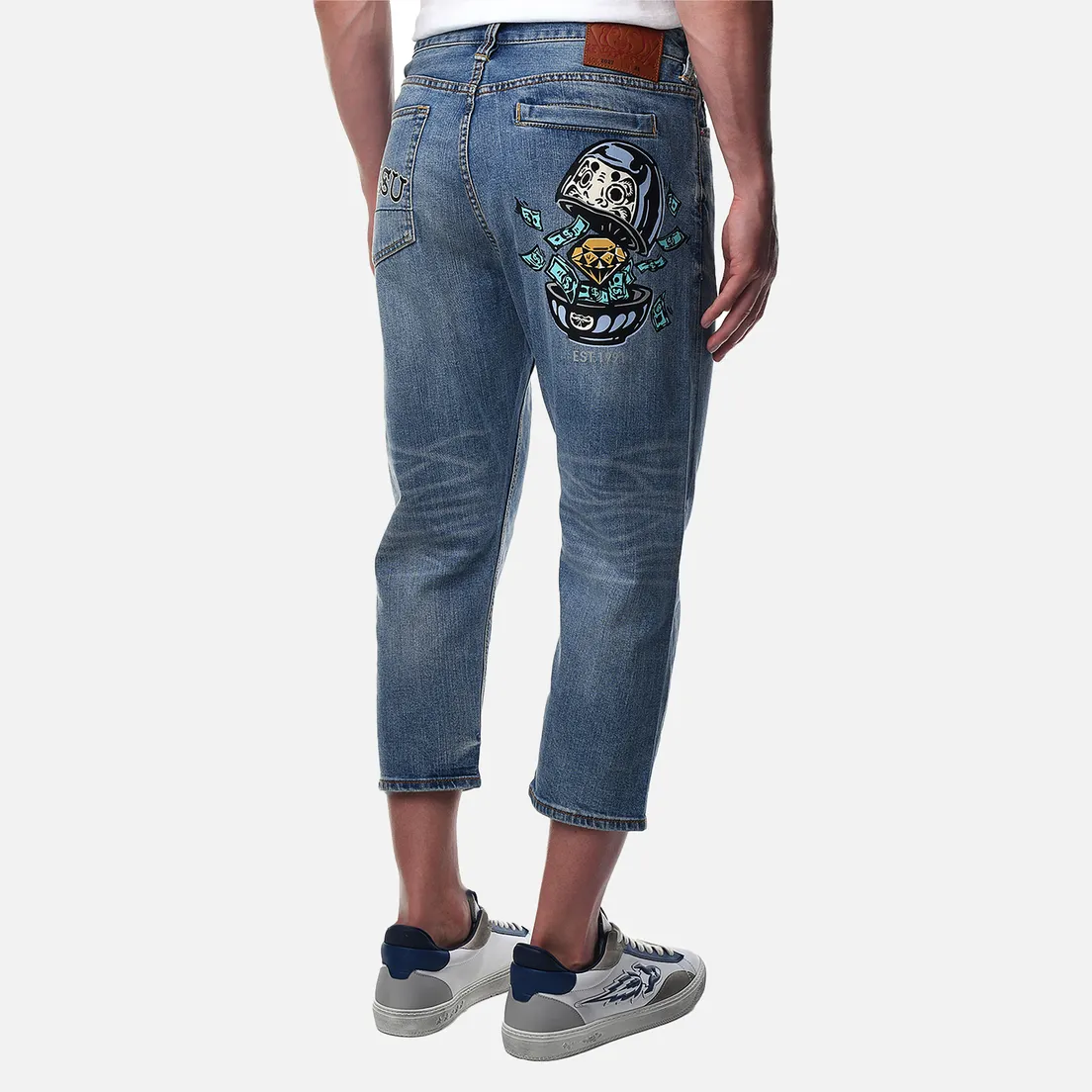 Evisu Мужские джинсы Diamond Daruma Printed Pocket