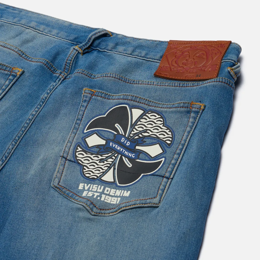 Evisu Мужские джинсы Kamon Printed Pocket
