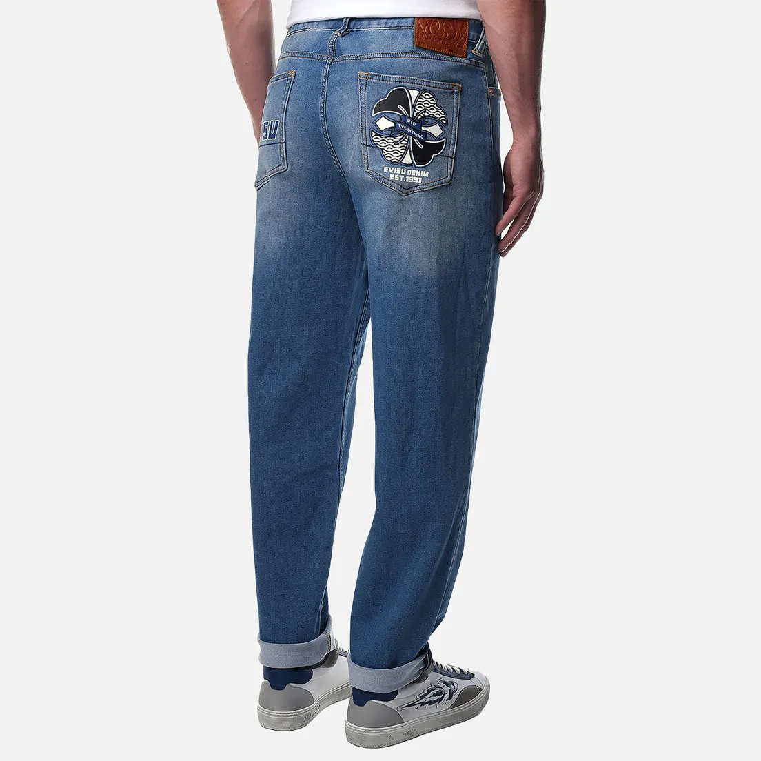 Evisu Мужские джинсы Kamon Printed Pocket
