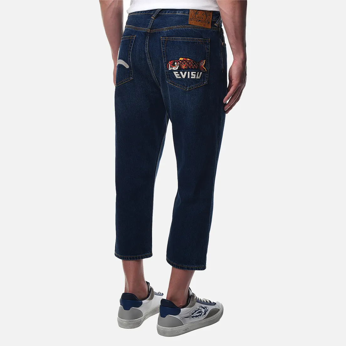 Evisu Мужские джинсы Seagull Embroidery & Koinobori Print