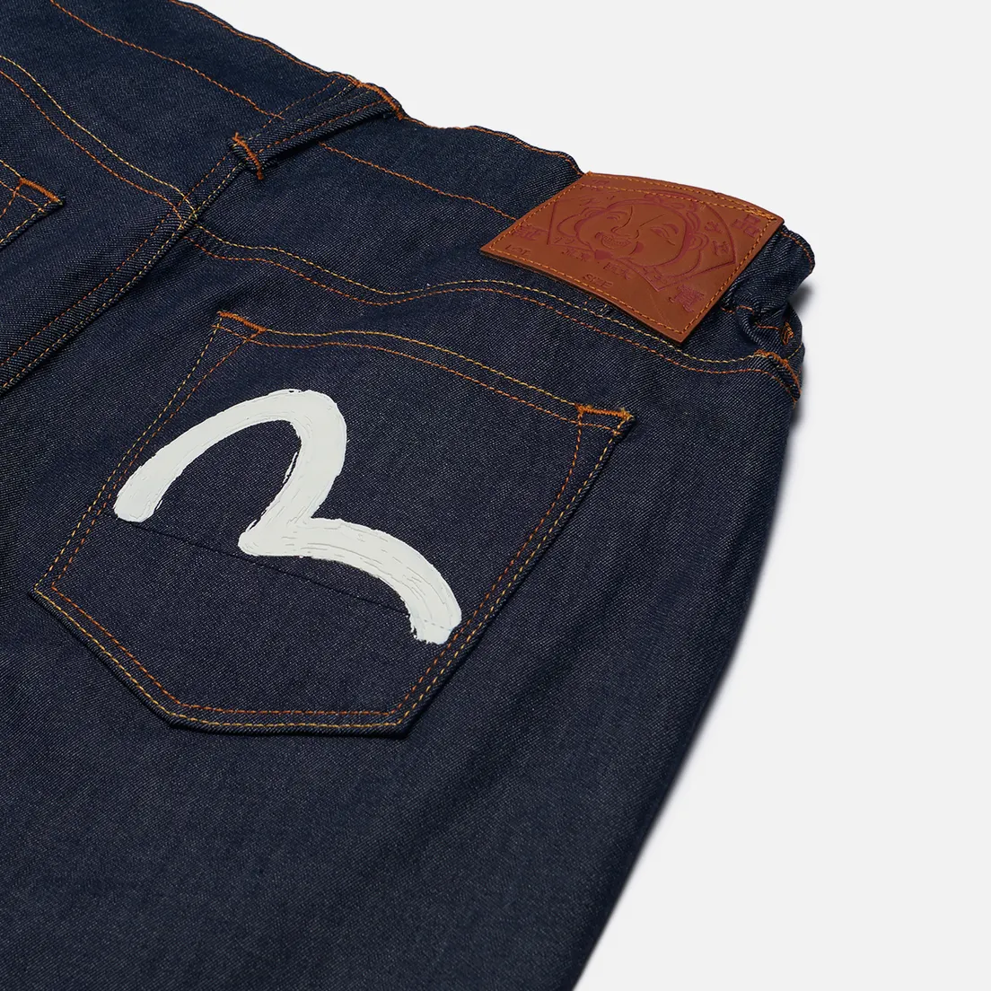 Evisu Мужские джинсы Seagull Print & Decorative Chain Denim Joggers
