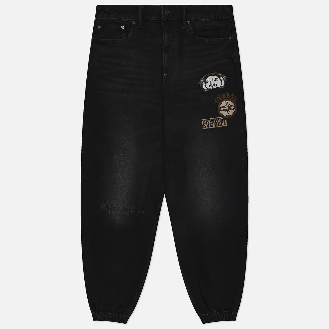 Evisu Мужские джинсы Multi Badges Seagull Print