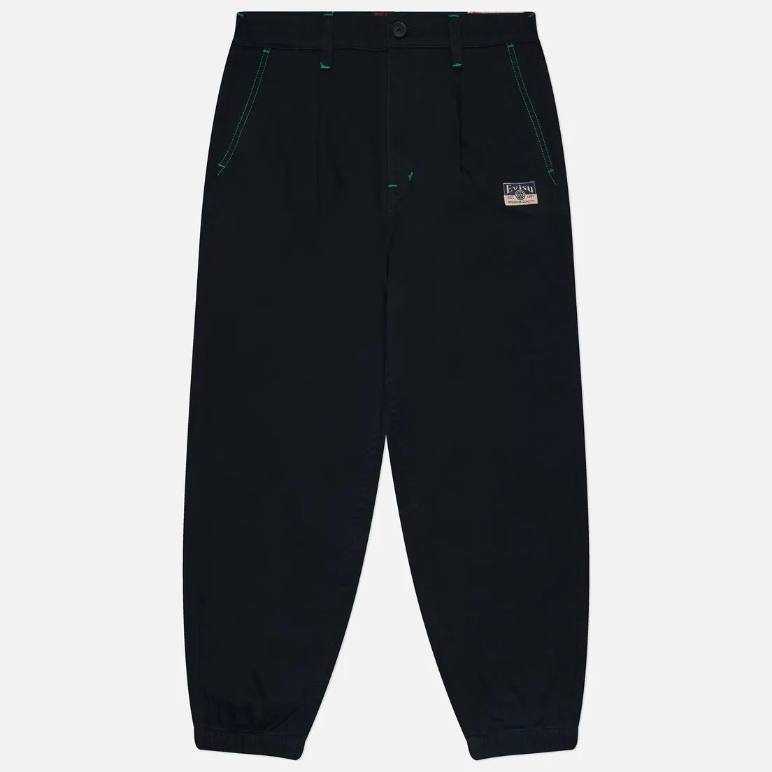 Evisu Мужские брюки Contrast Stitching Logo Printed Joggers