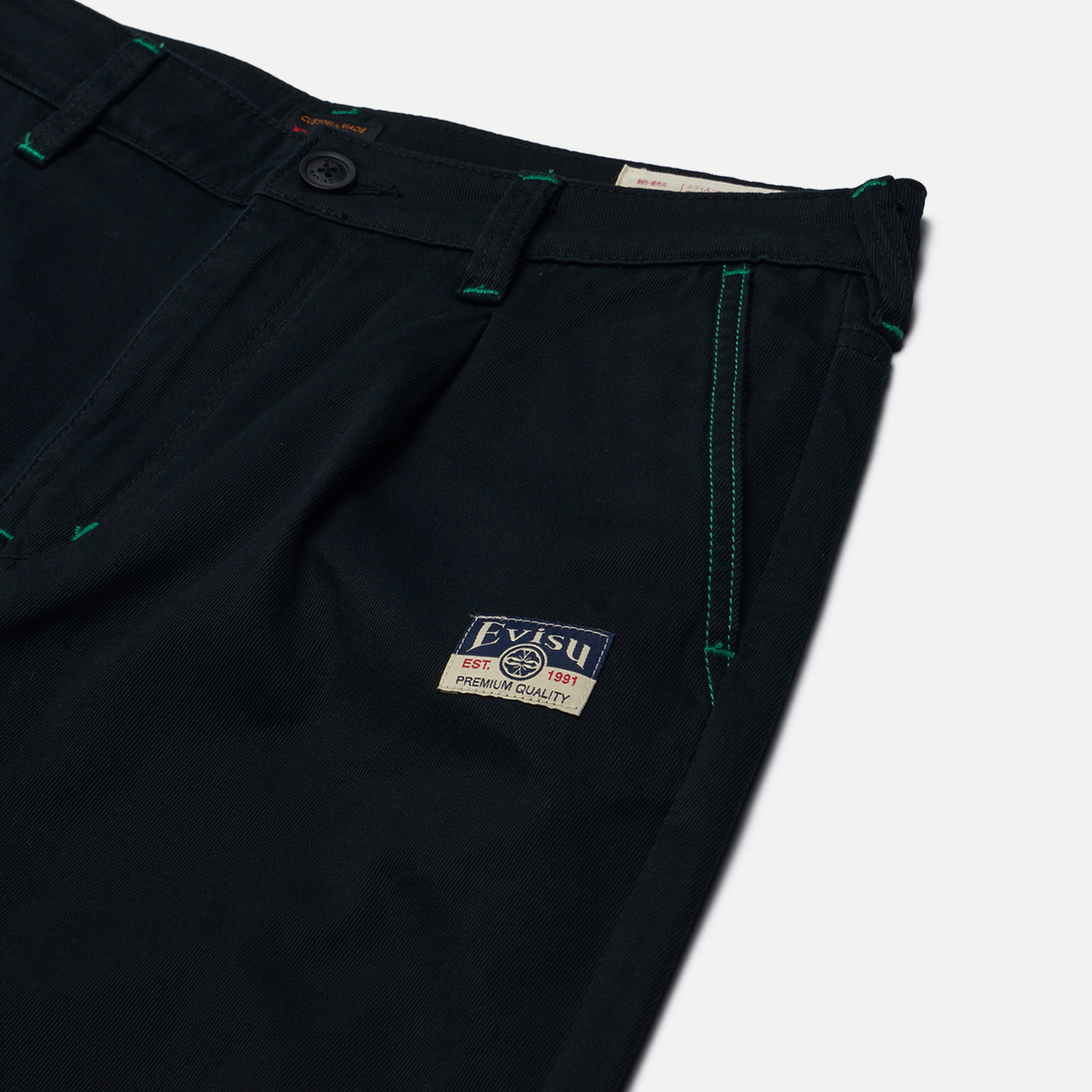 Evisu Мужские брюки Contrast Stitching Logo Printed Joggers