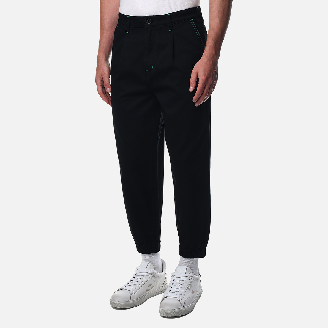 Evisu Мужские брюки Contrast Stitching Logo Printed Joggers