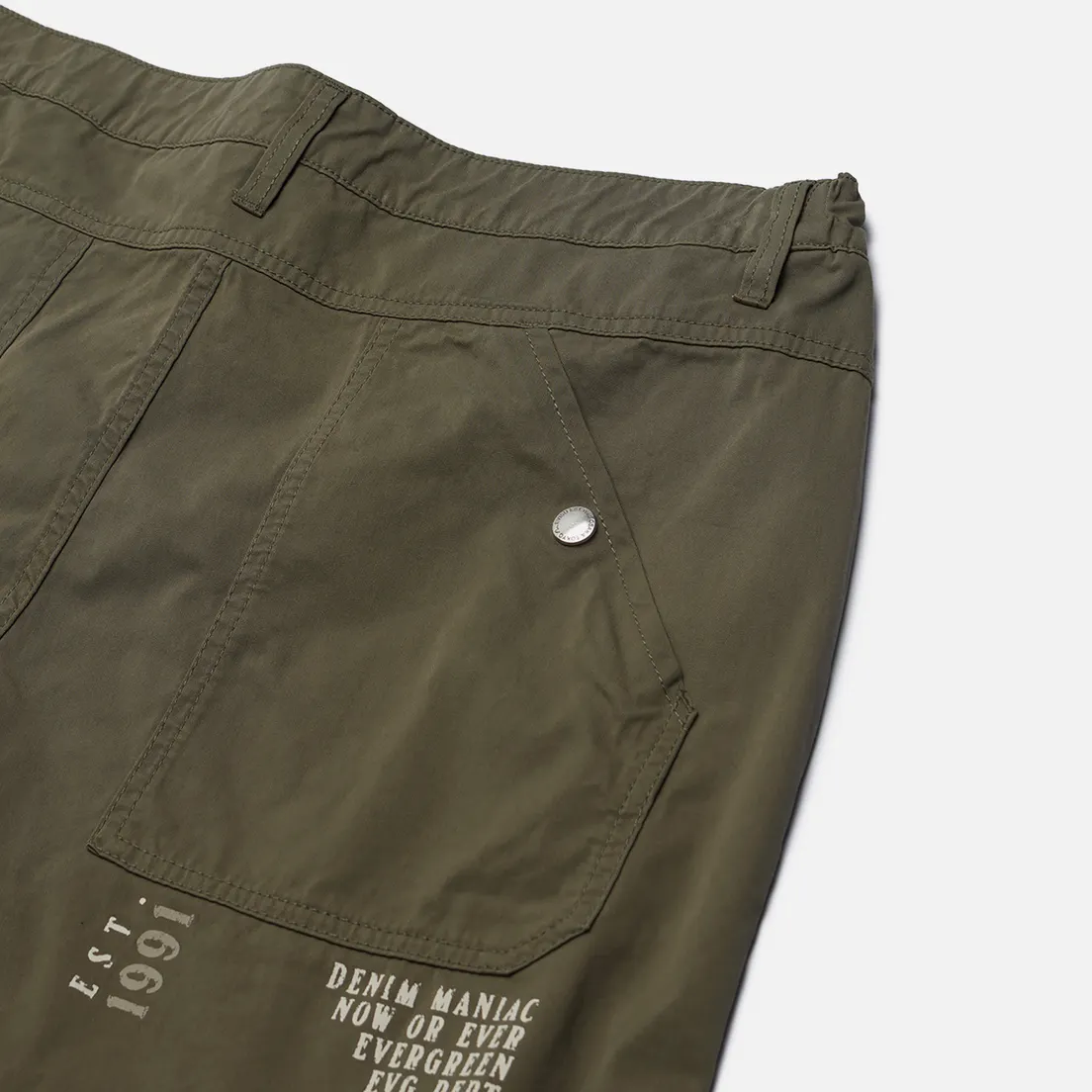 Evisu Мужские брюки Seagull & Kamon Applique 3D Cut Joggers