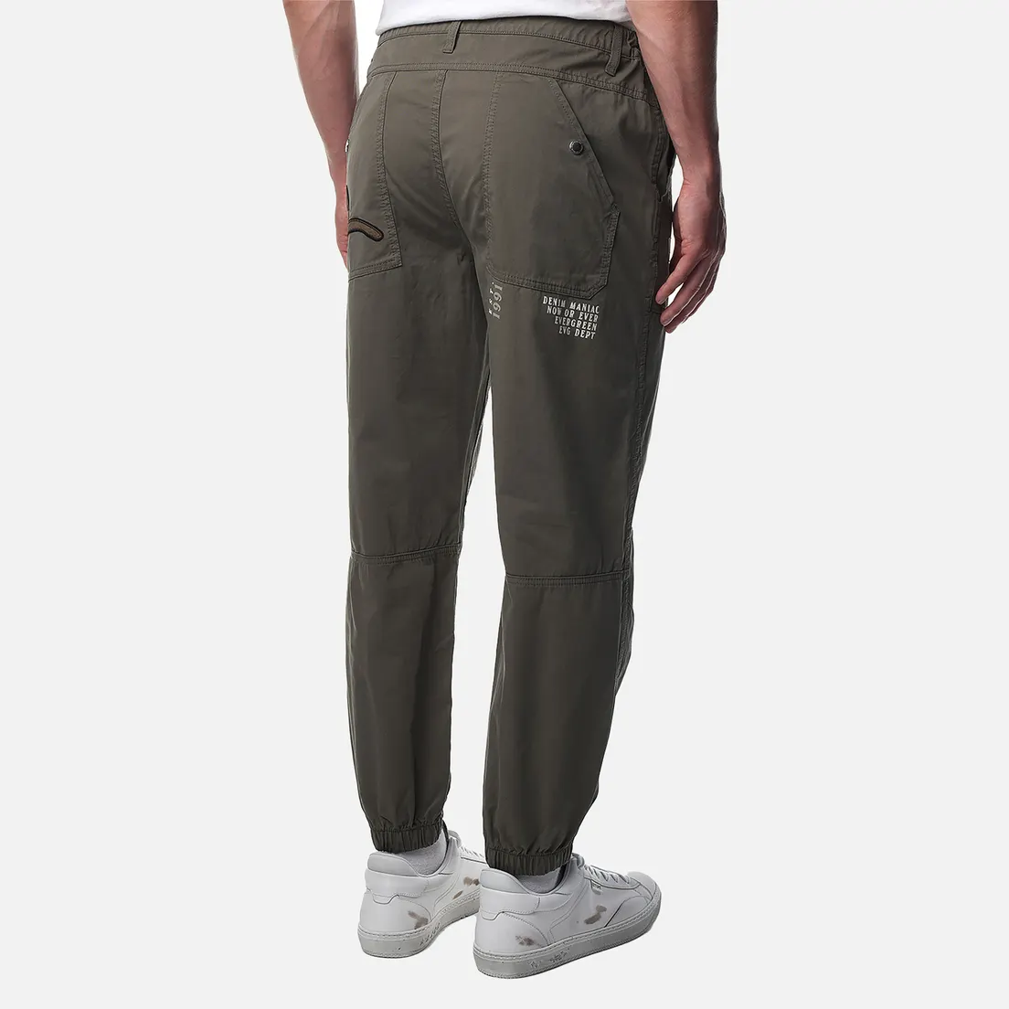 Evisu Мужские брюки Seagull & Kamon Applique 3D Cut Joggers