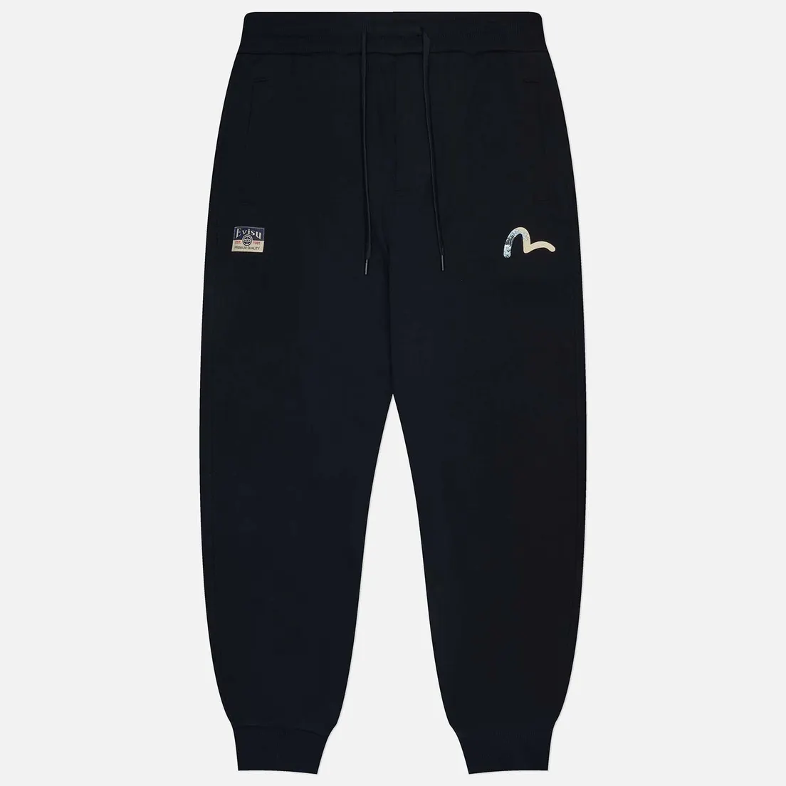 Evisu Мужские брюки Seagull & Wave Daicock Print