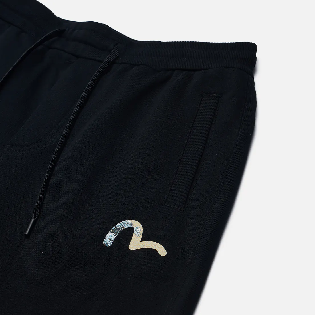 Evisu Мужские брюки Seagull & Wave Daicock Print