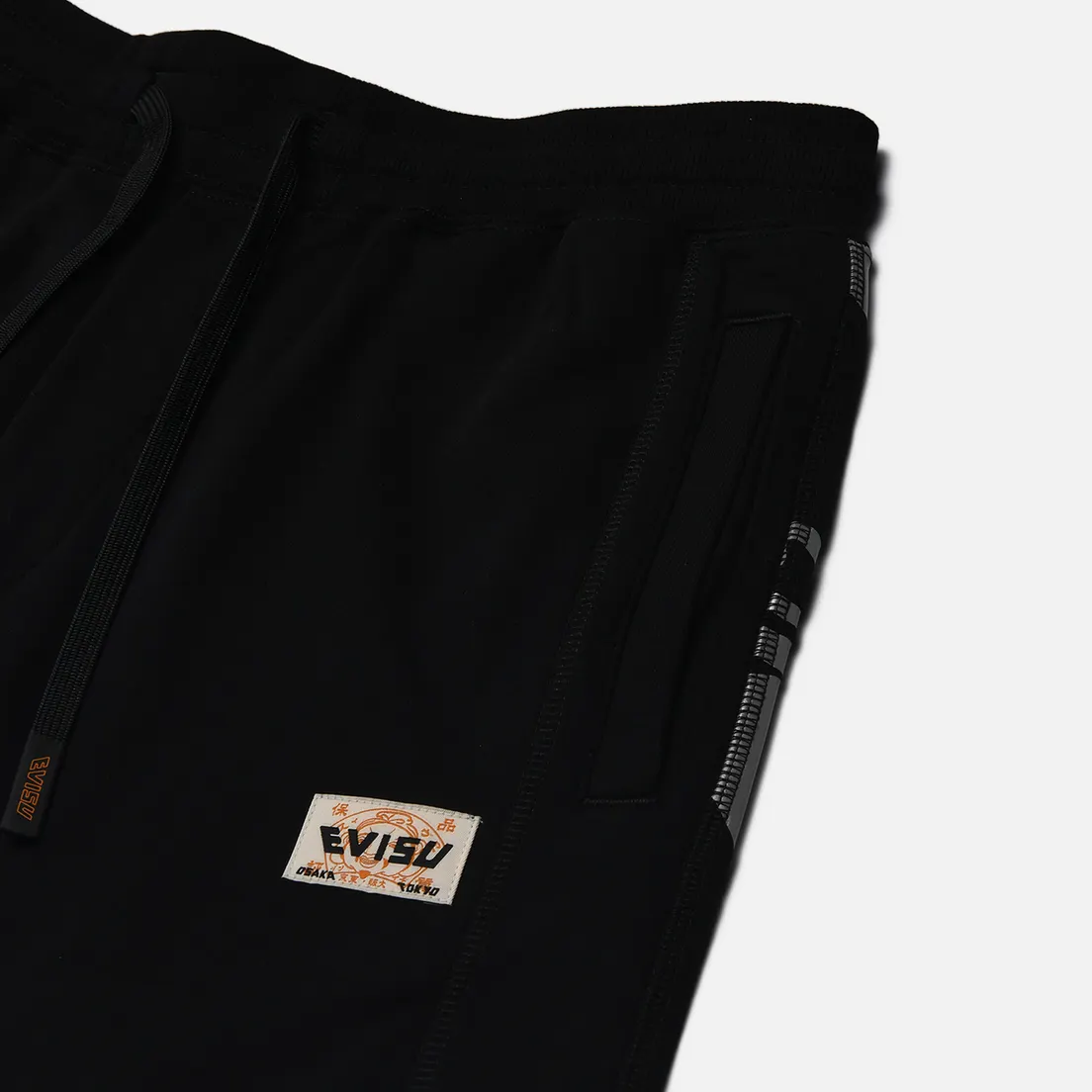 Evisu Мужские брюки Multi Baby GodHead Kamon Reflective Print