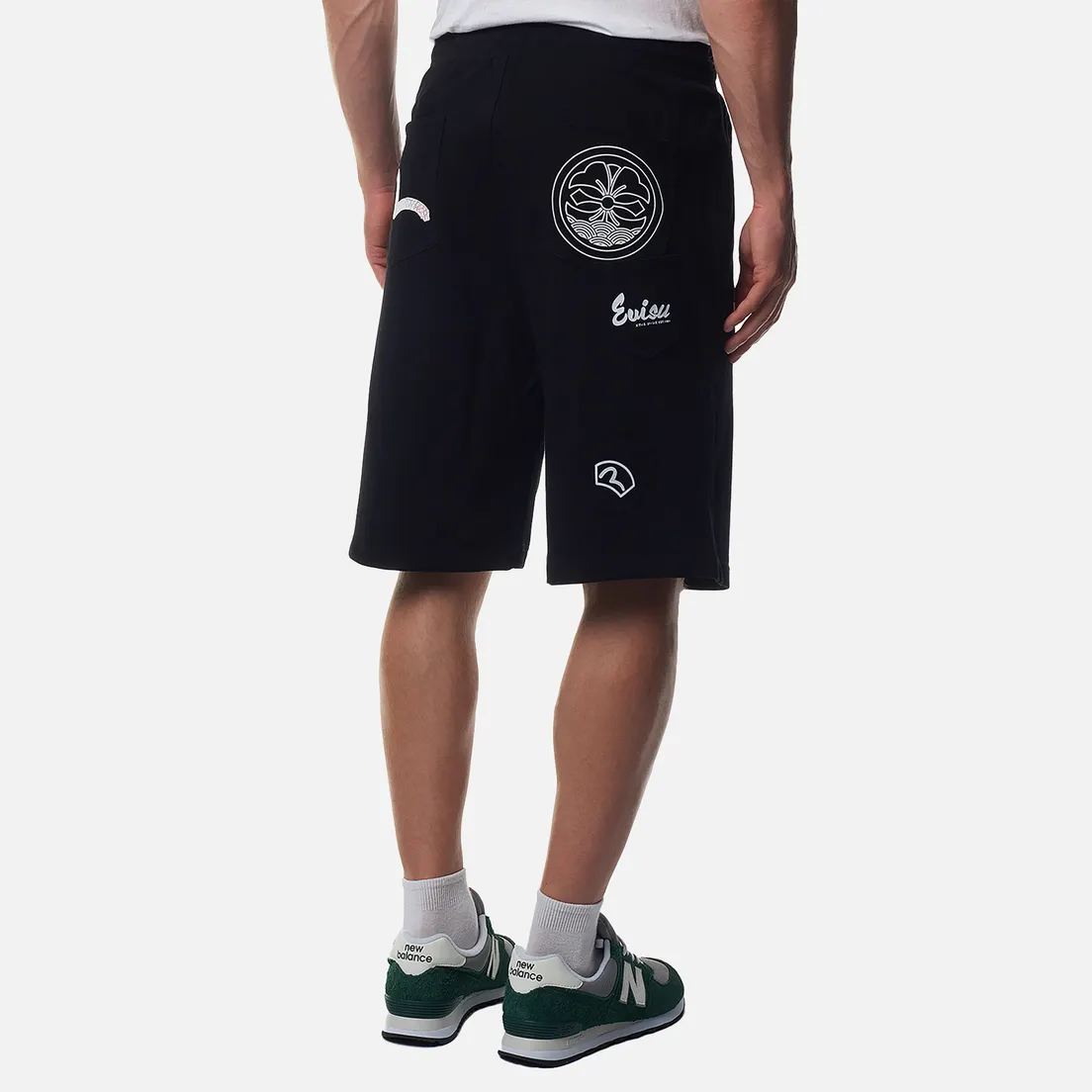 Evisu Мужские шорты Seagull Kamon Multi Pocket