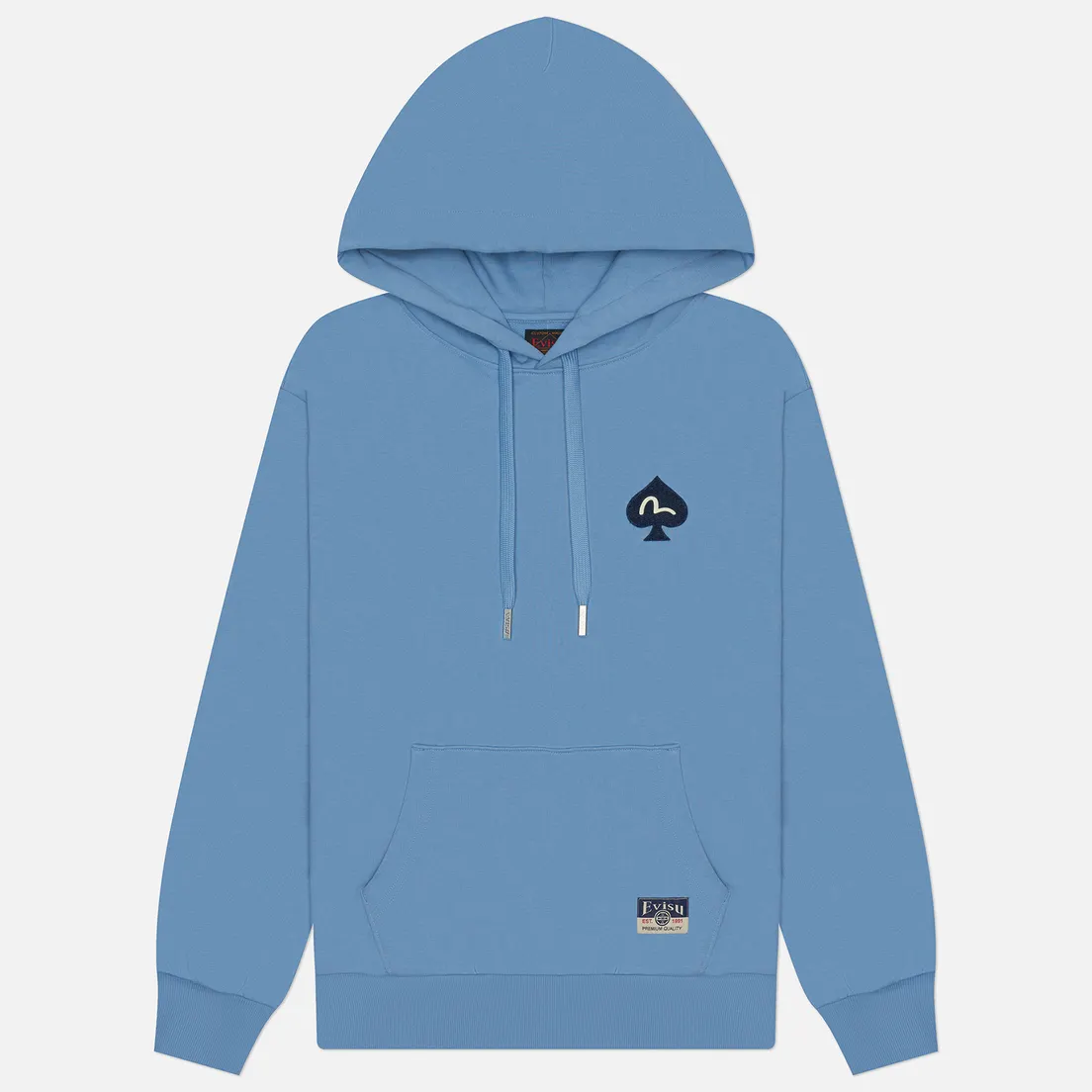 Evisu Мужская толстовка Four Suits Daruma & Godhead Embroidery Hoodie