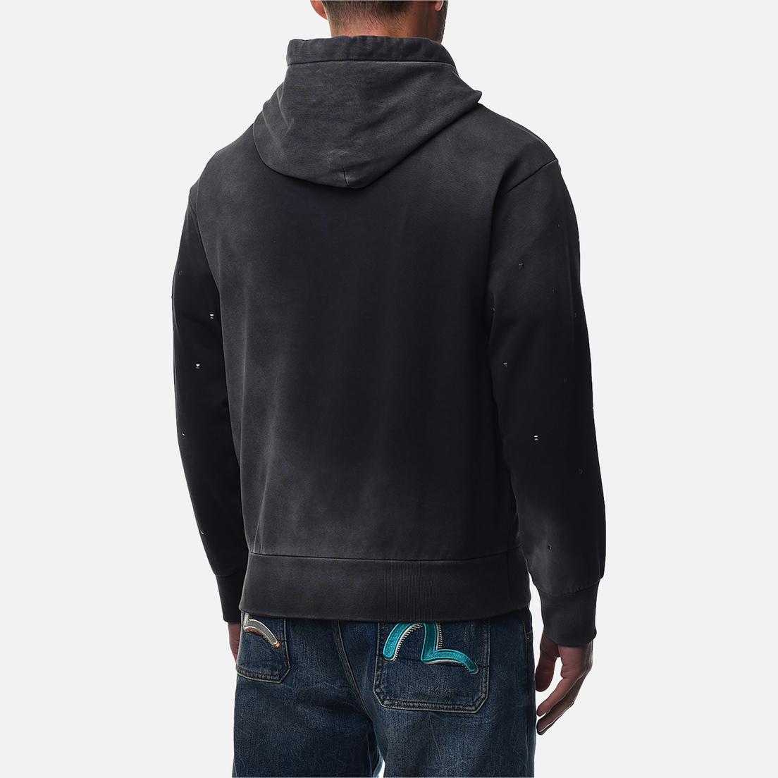 Evisu Мужская толстовка Hot-Fix Evisu Logo Hoodie