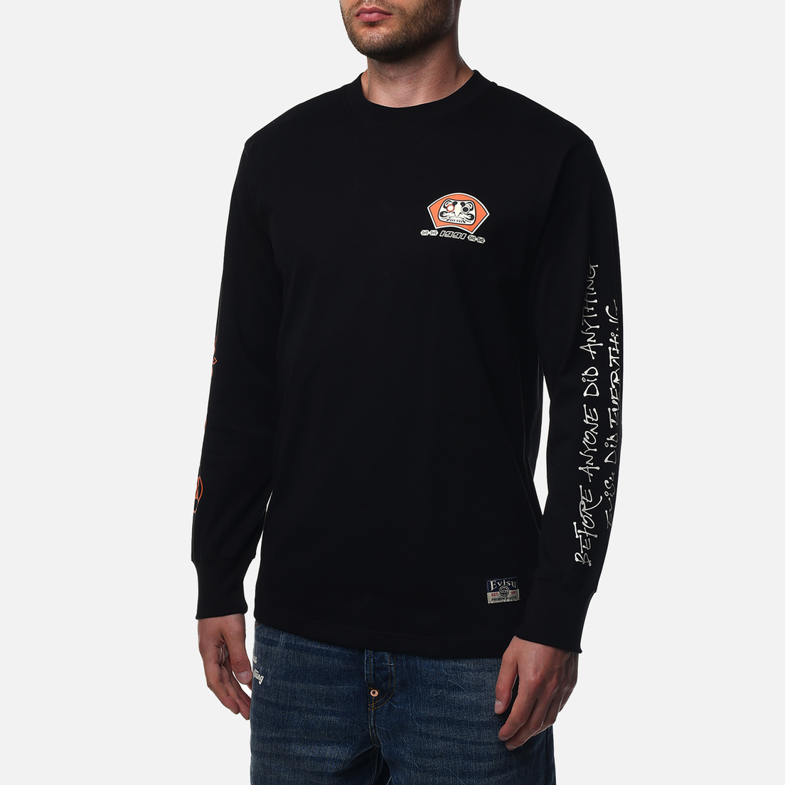 Evisu Мужской лонгслив Seagull Printed