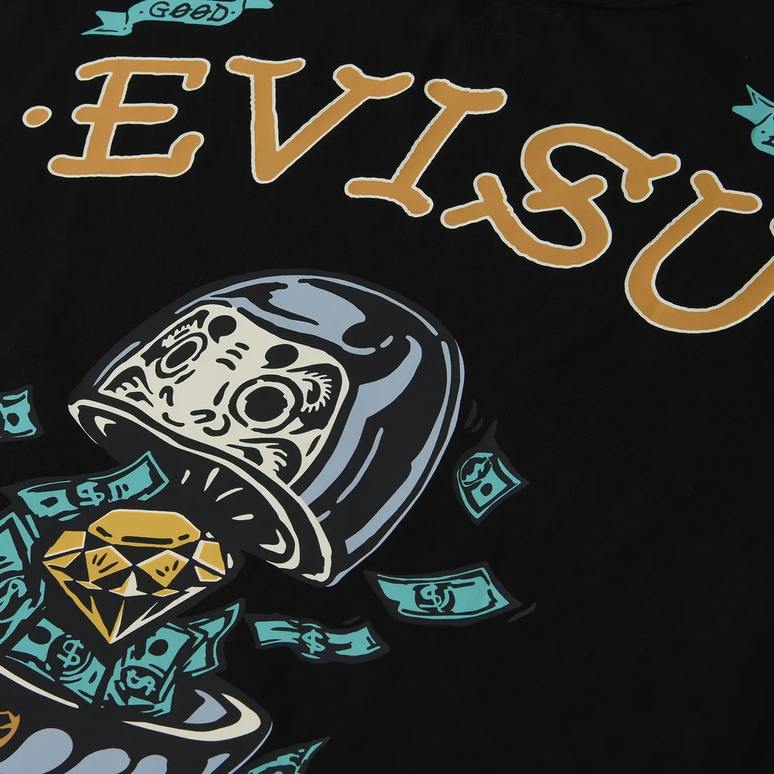 Evisu Мужская футболка Diamond Daruma Printed