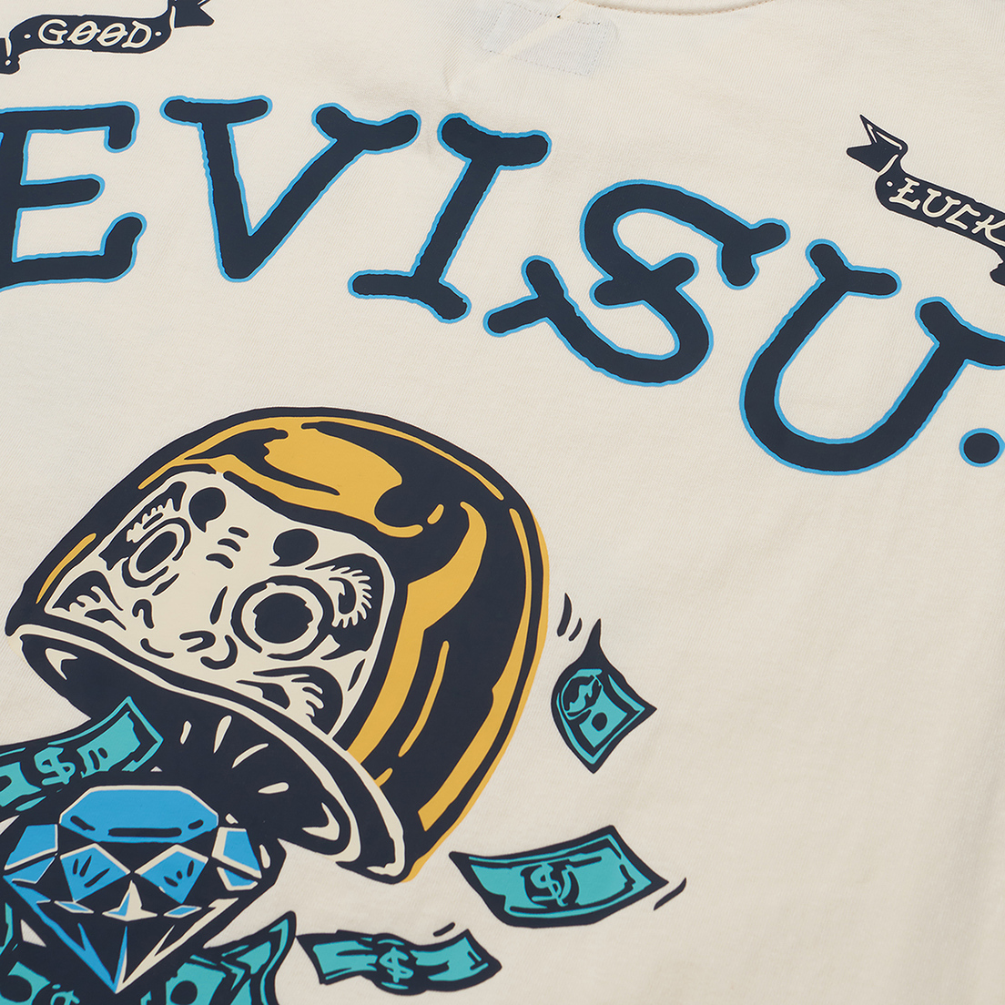 Evisu Мужская футболка Diamond Daruma Printed