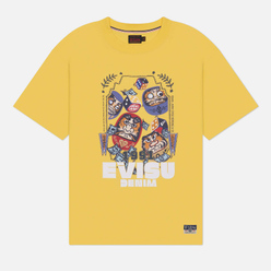 Evisu Мужская футболка Four Suits Daruma & Dice Roll Printed