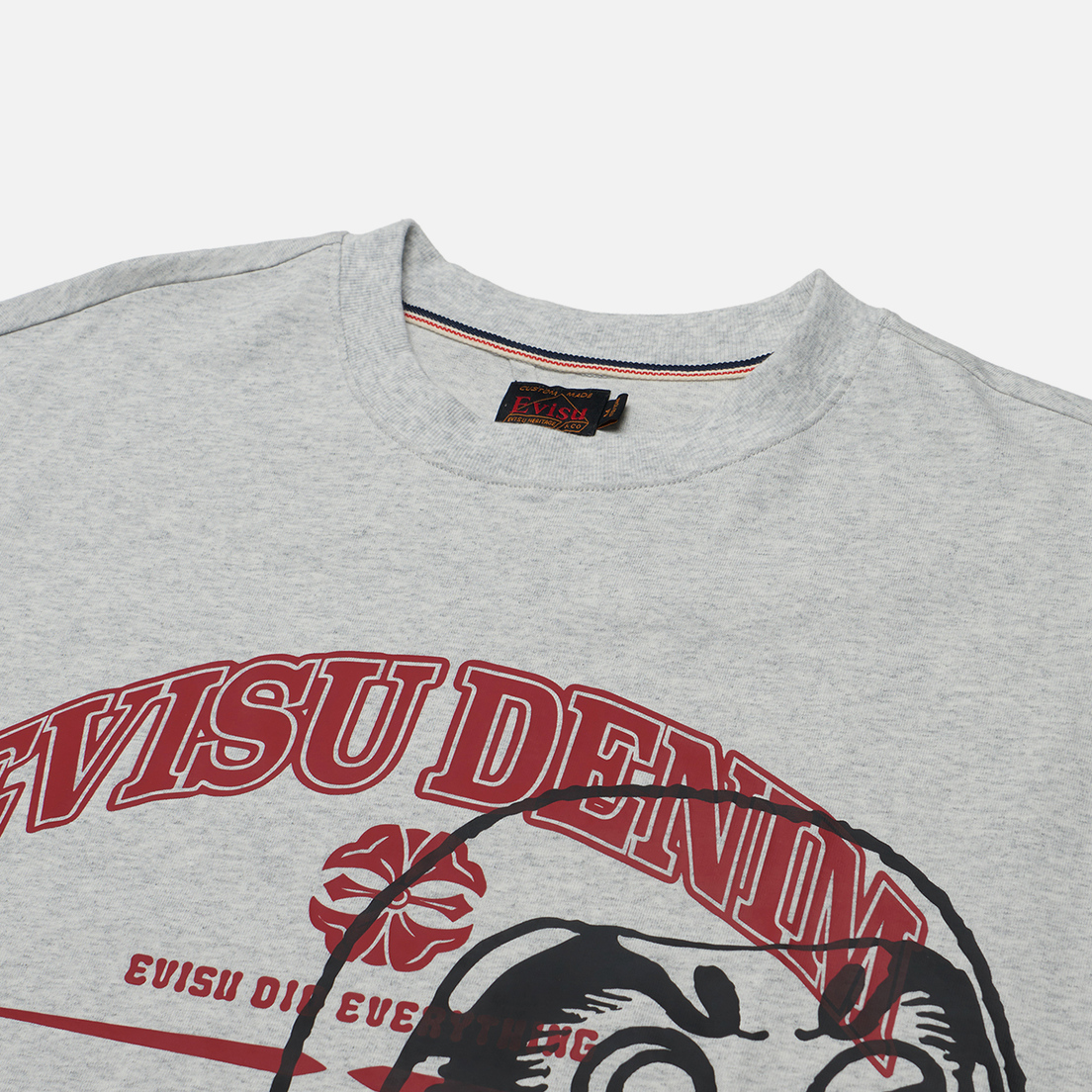 Evisu Мужская футболка Daruma Overlay Printed