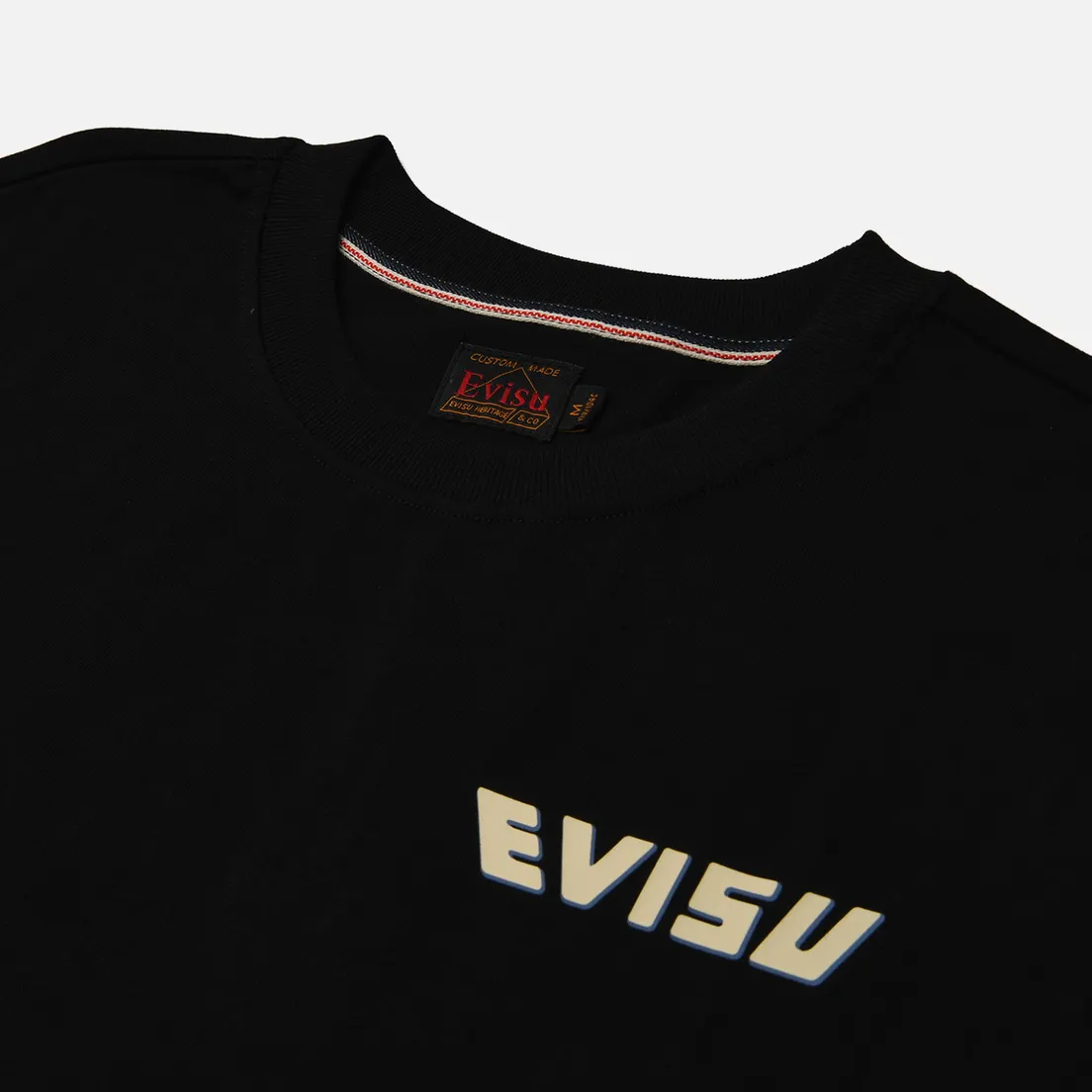 Evisu Мужская футболка Ribbon Daicock Printed