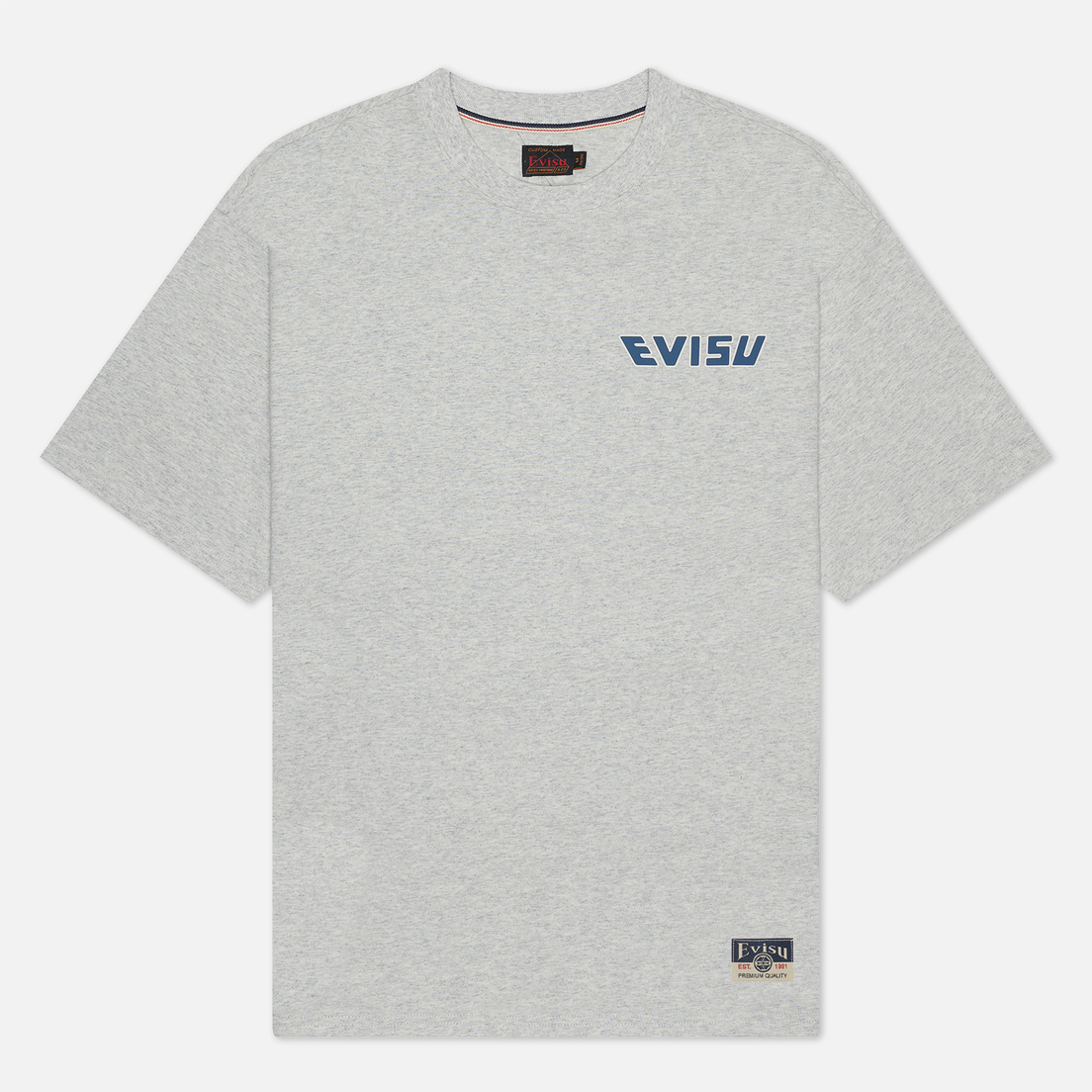 Evisu Мужская футболка GodHead Printed Seagull Embroidery