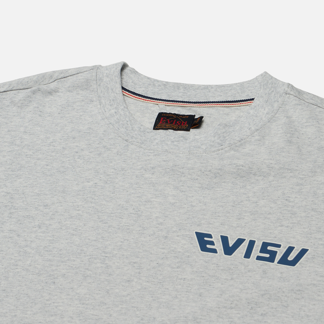 Evisu Мужская футболка GodHead Printed Seagull Embroidery