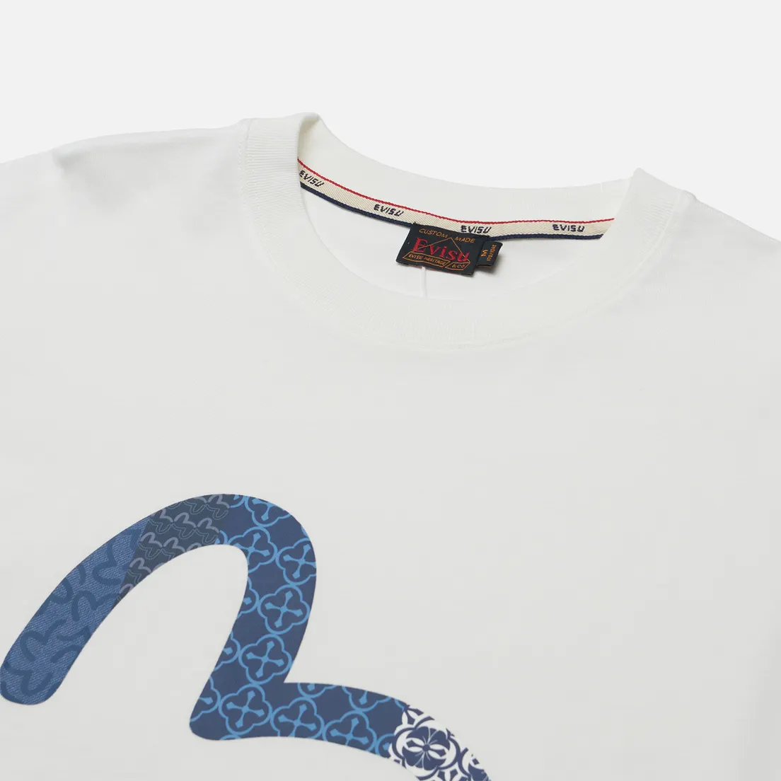 Evisu Мужская футболка Seagull Print & Pins