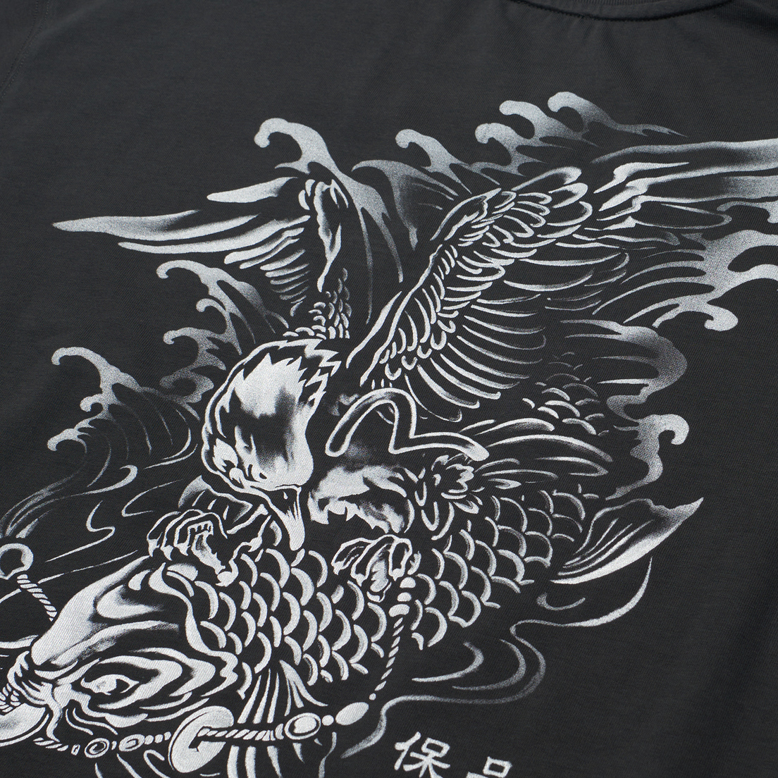 Evisu Мужская футболка Seagull Carp Print