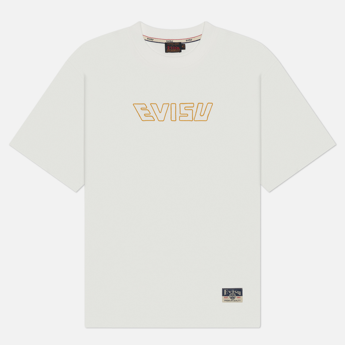 Evisu Мужская футболка Seagull Carp Print