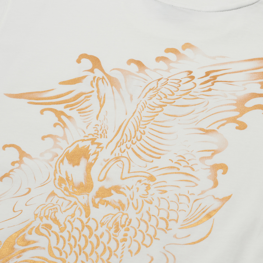 Evisu Мужская футболка Seagull Carp Print