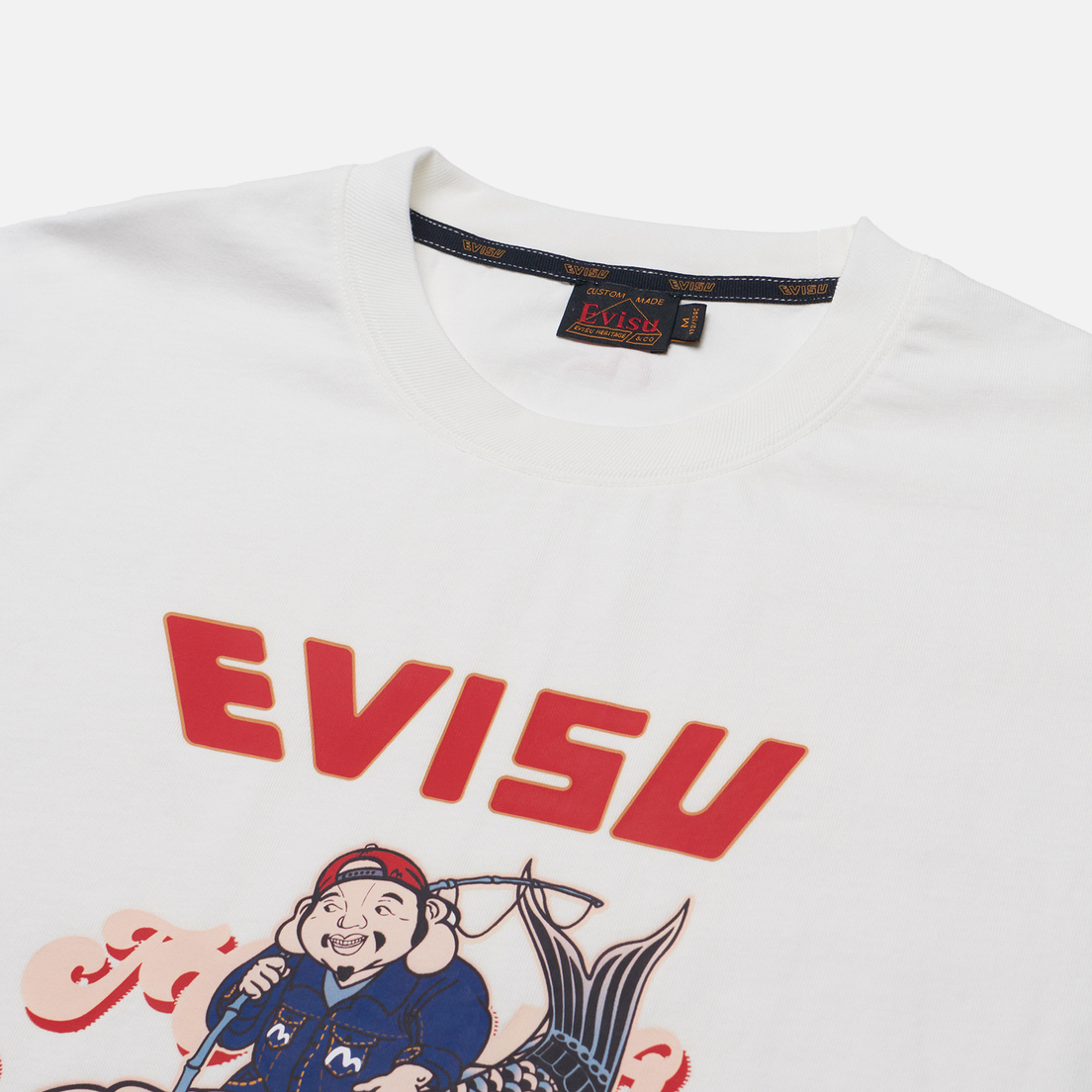 Evisu Мужская футболка Godhead & Koinobori Print