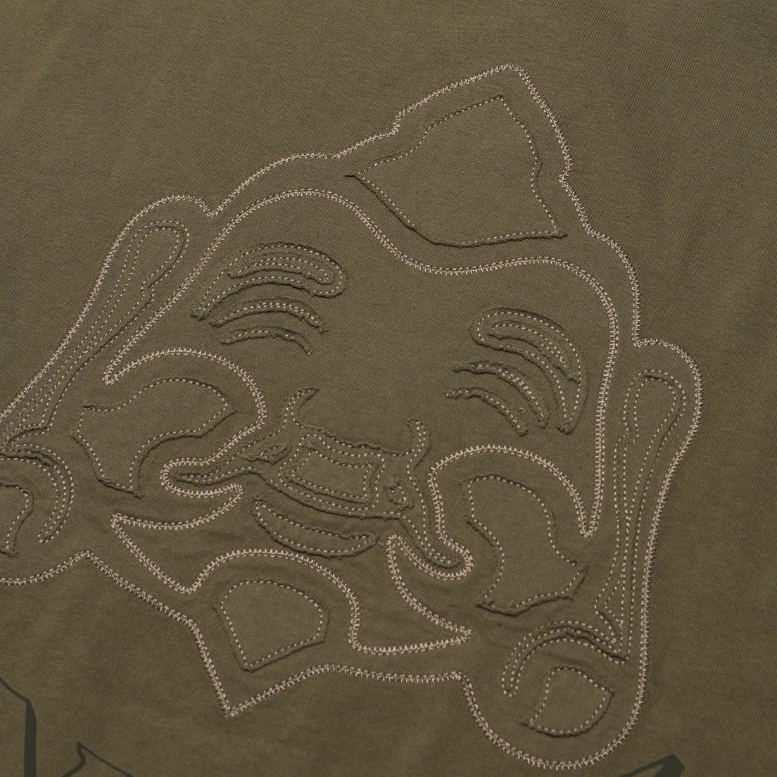 Evisu Мужская футболка Baby Godhead Patchworks Destoryed