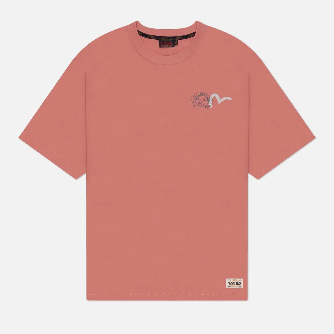 Evisu Мужская футболка Godhead Polariod Print
