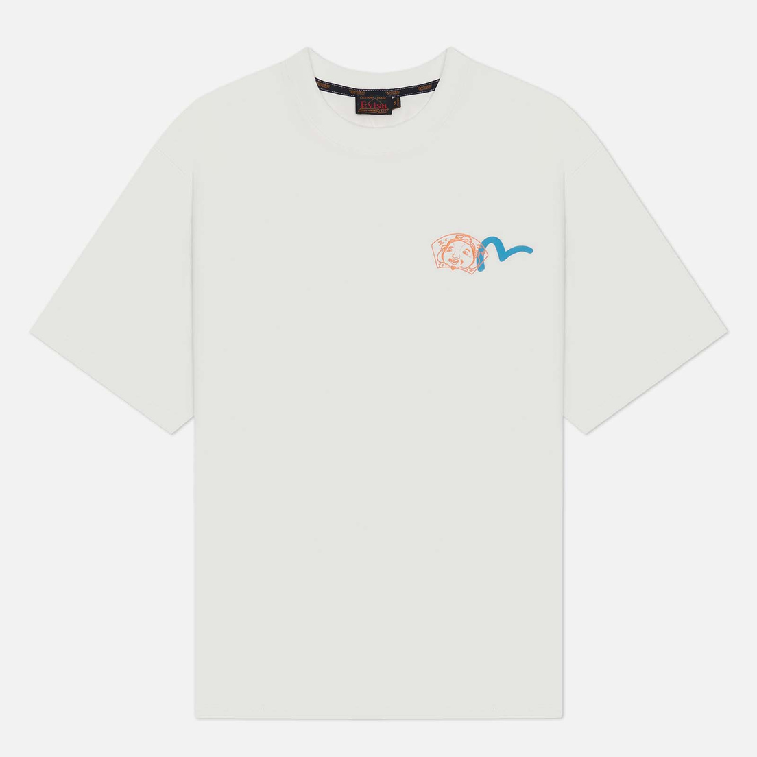 Evisu Мужская футболка Godhead Polariod Print