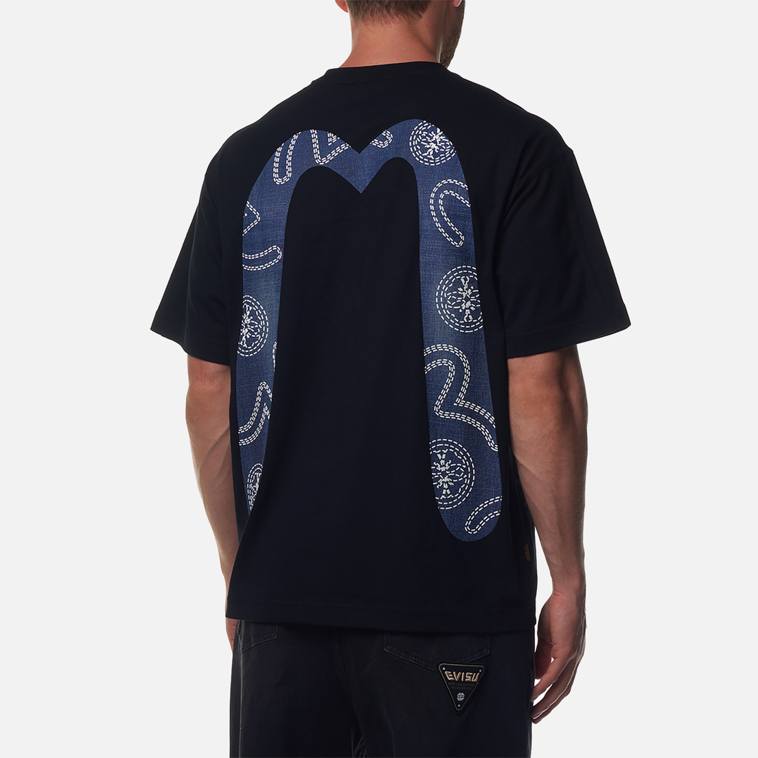 Evisu Мужская футболка Seagull Daicock Print