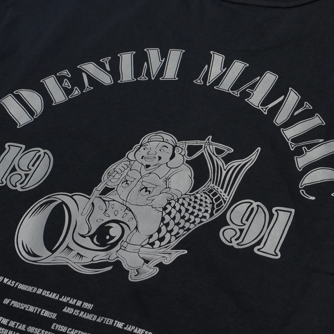 Evisu Мужская футболка Seagull Koinobori Reflective Print