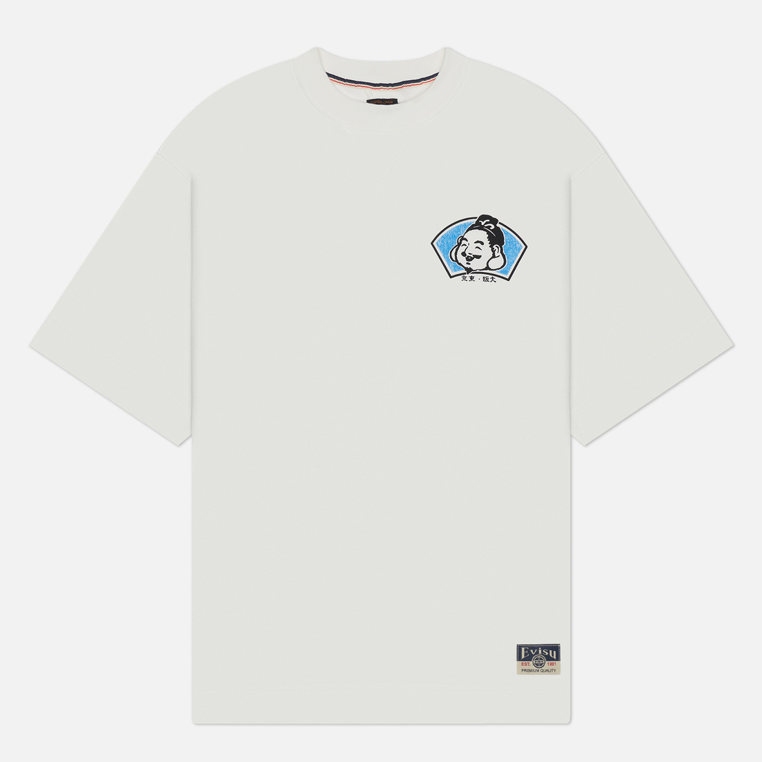 Evisu Мужская футболка GodHead Seagull Printed