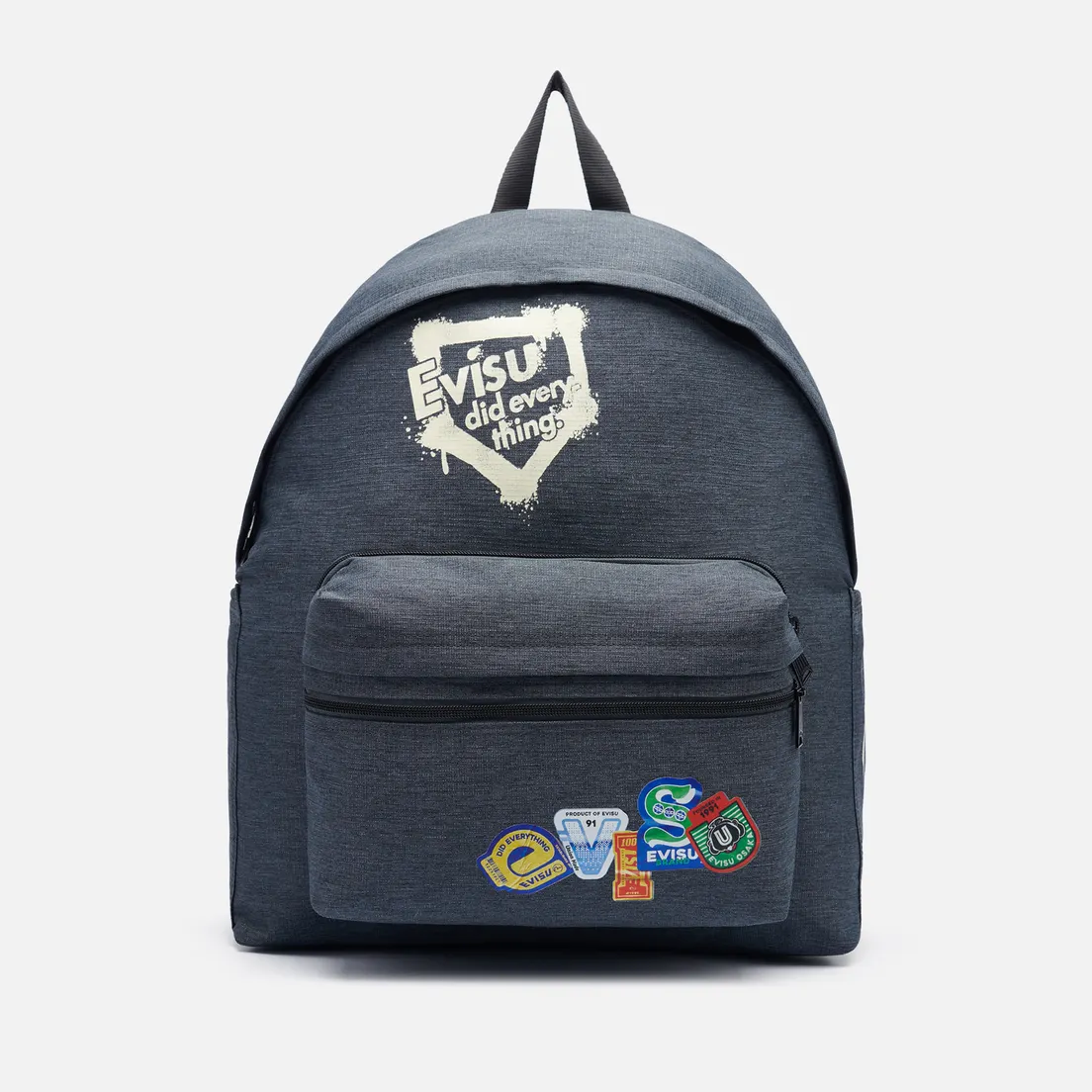 Evisu Рюкзак Heritage Faux Sticker Logo Print Denim