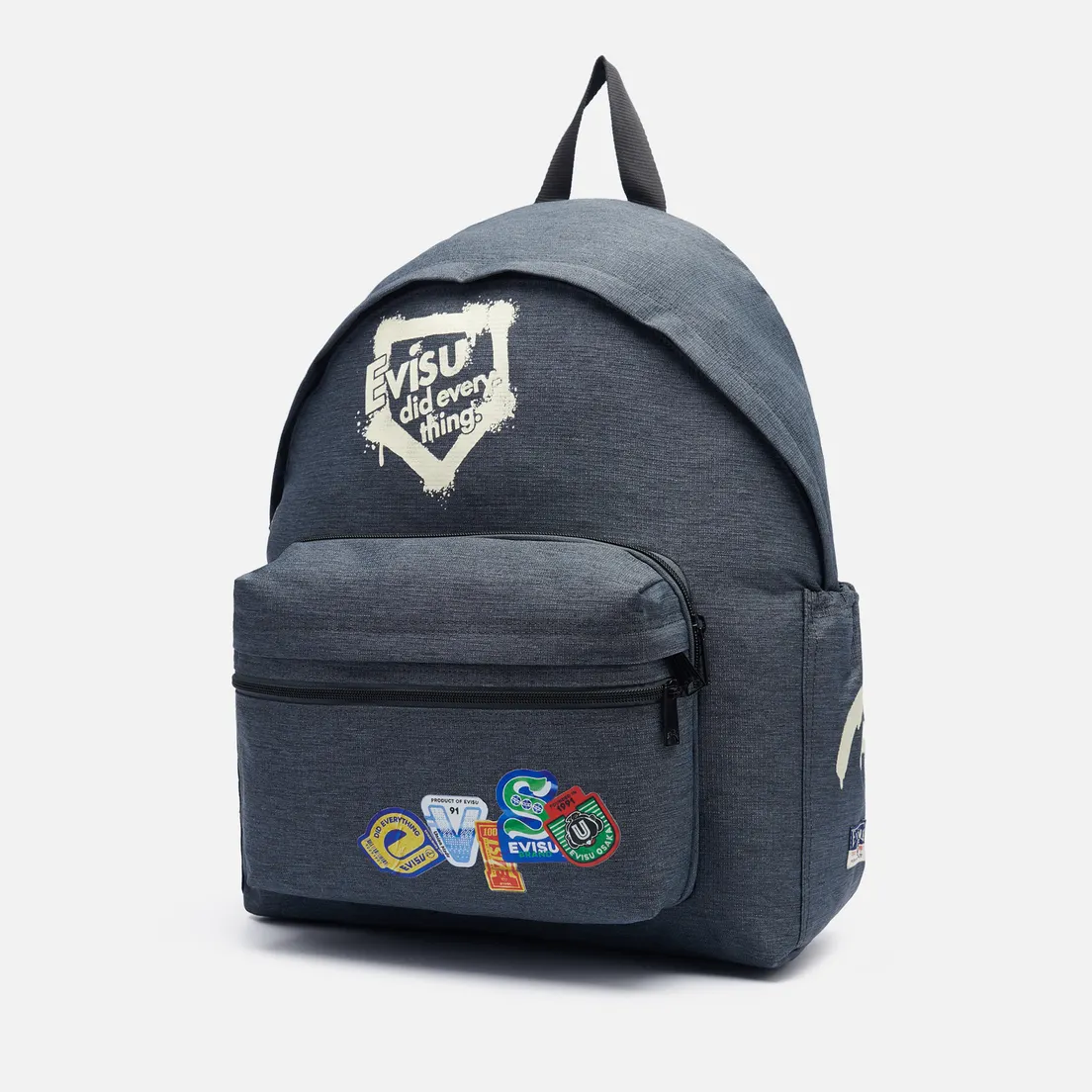 Evisu Рюкзак Heritage Faux Sticker Logo Print Denim