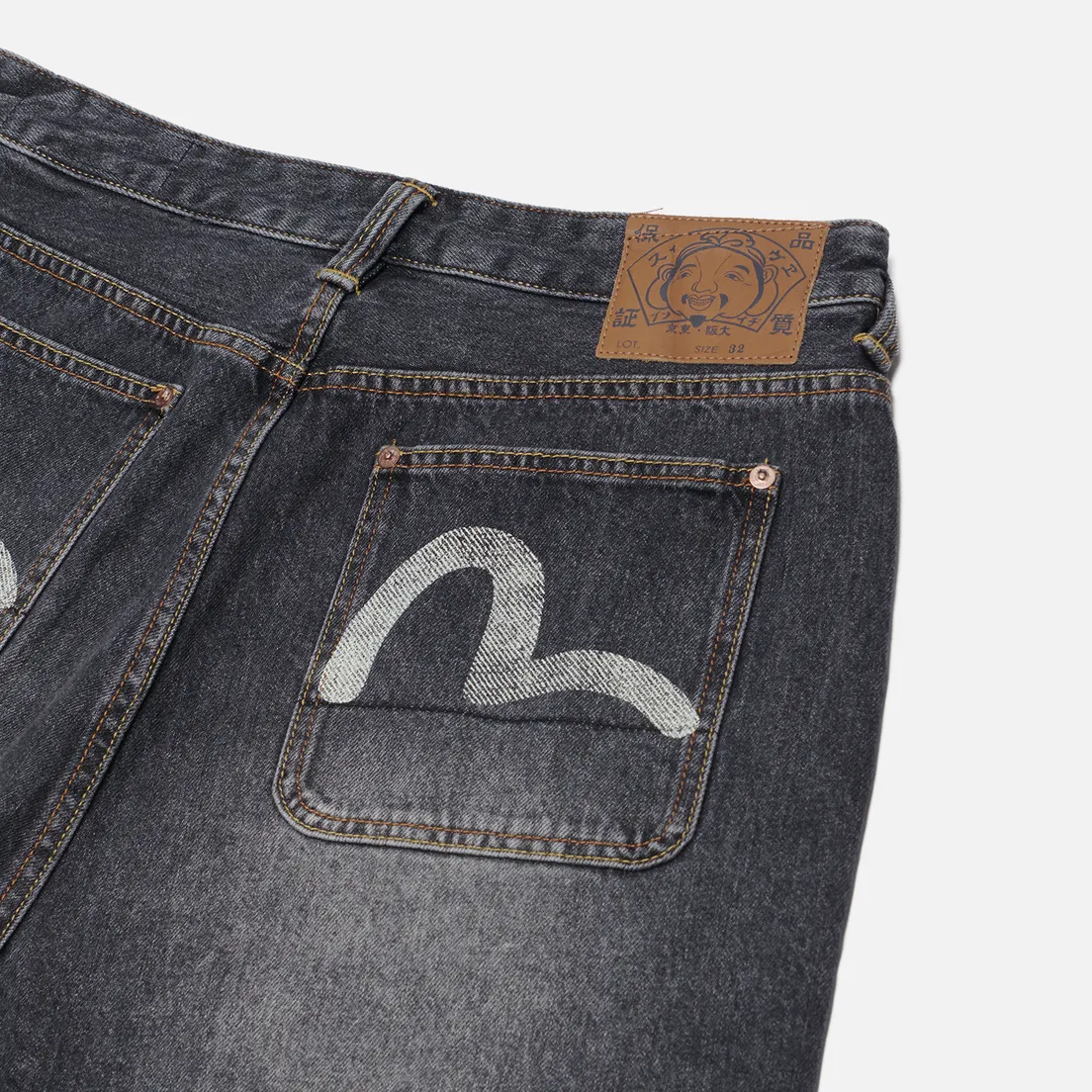 Evisu Мужские шорты Heritage Worker Denim