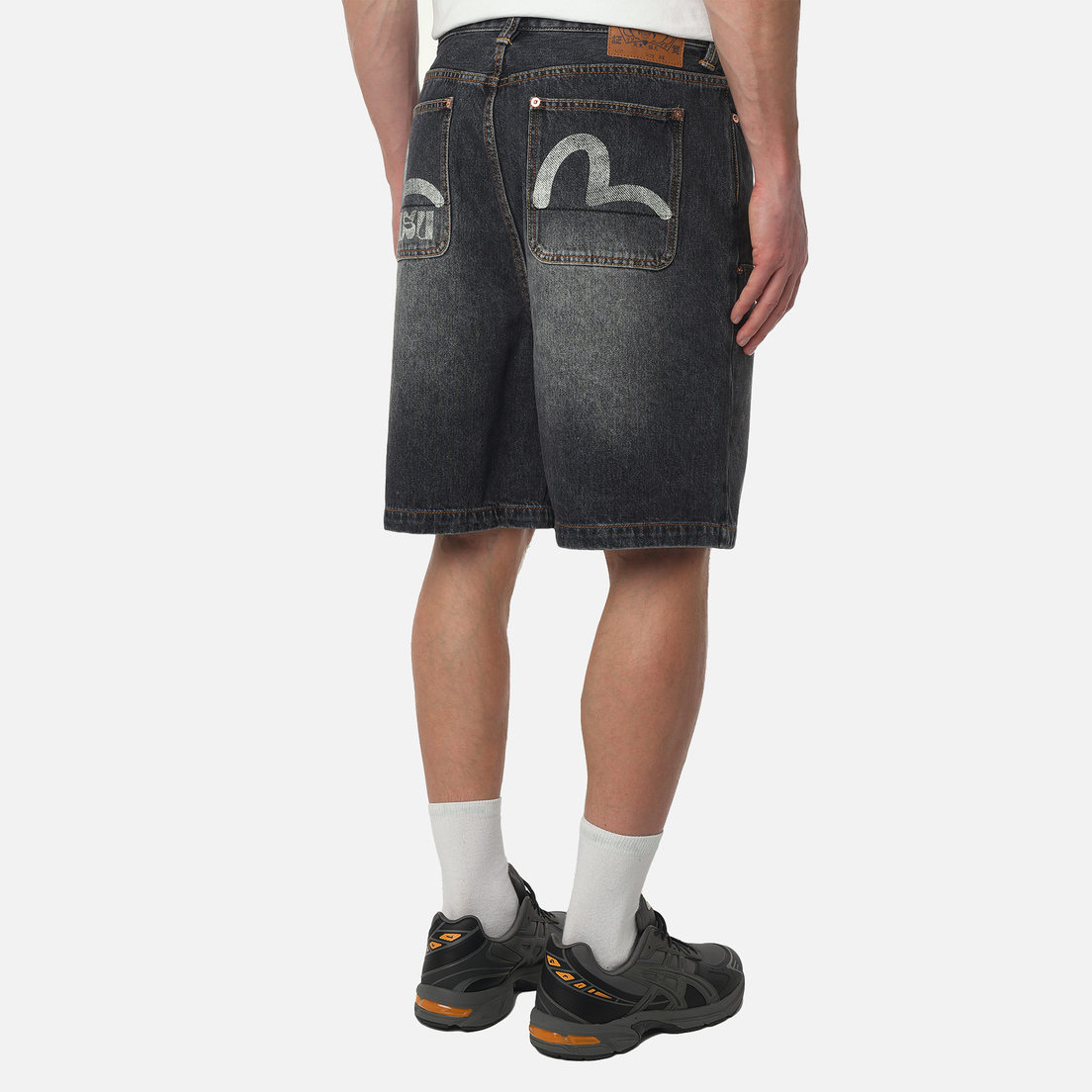 Evisu Мужские шорты Heritage Worker Denim