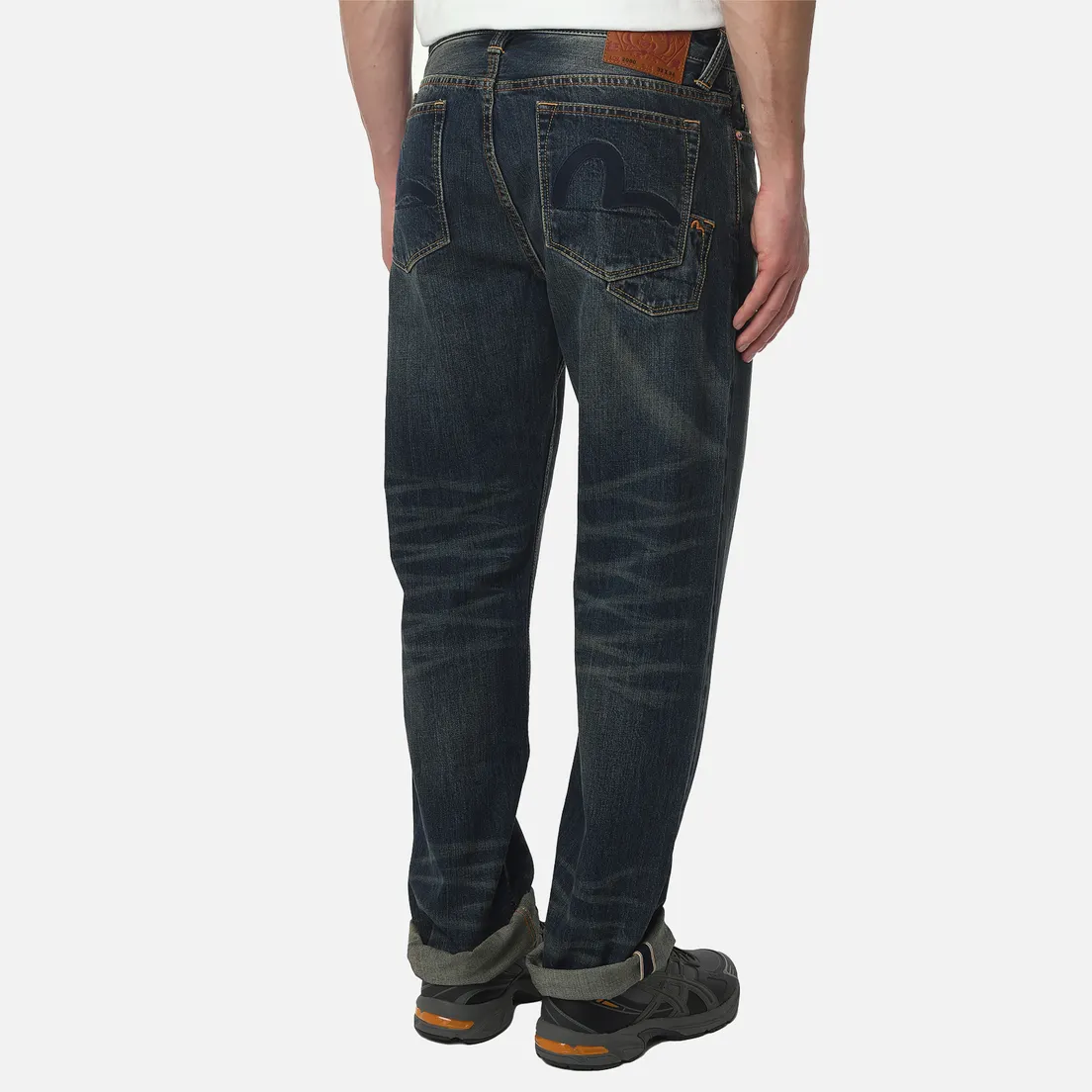 Evisu Мужские джинсы 2000 Regular Fit Seagull Applique Embroidery