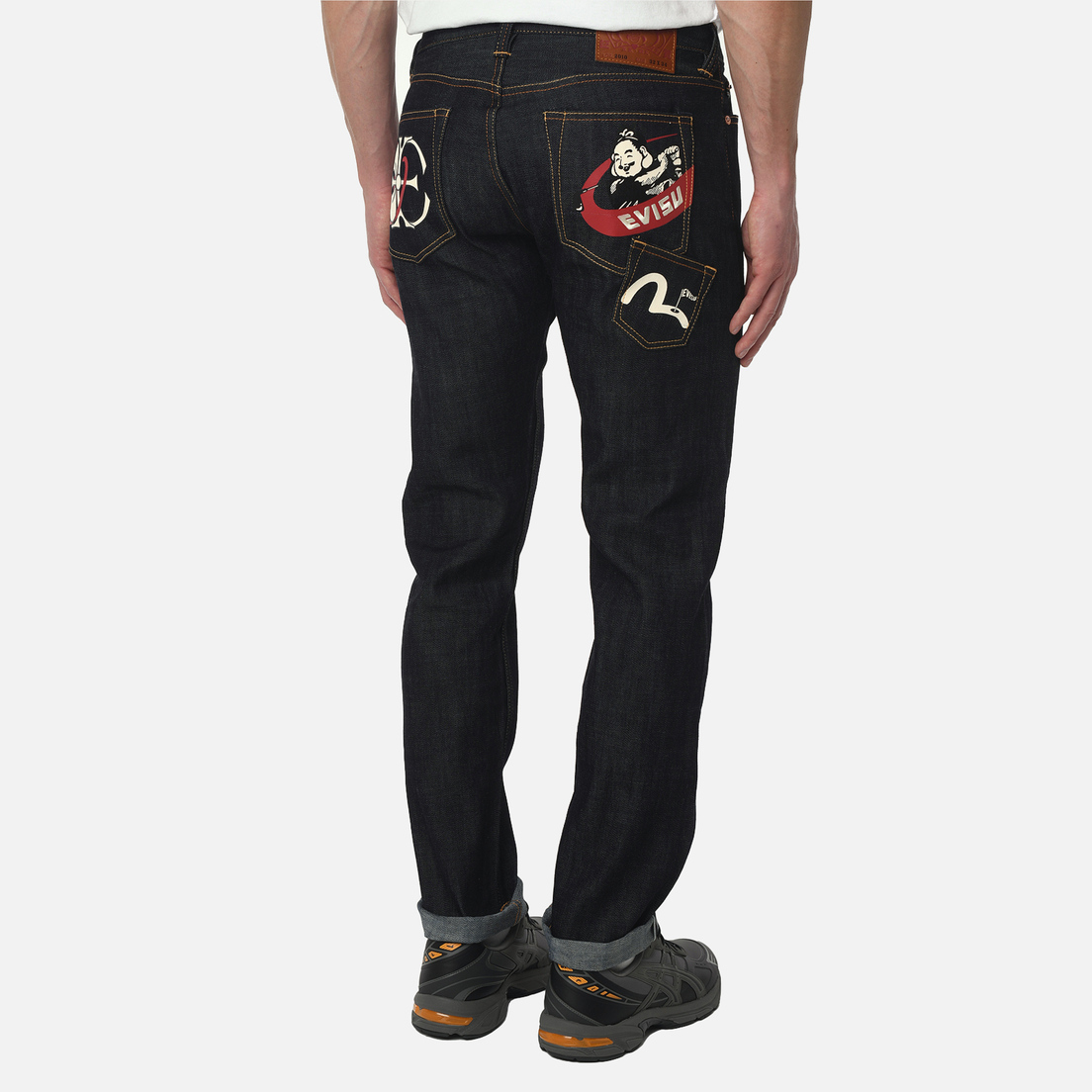 Evisu Мужские джинсы Heritage Godhead Golfing Print Slim Fit 2010