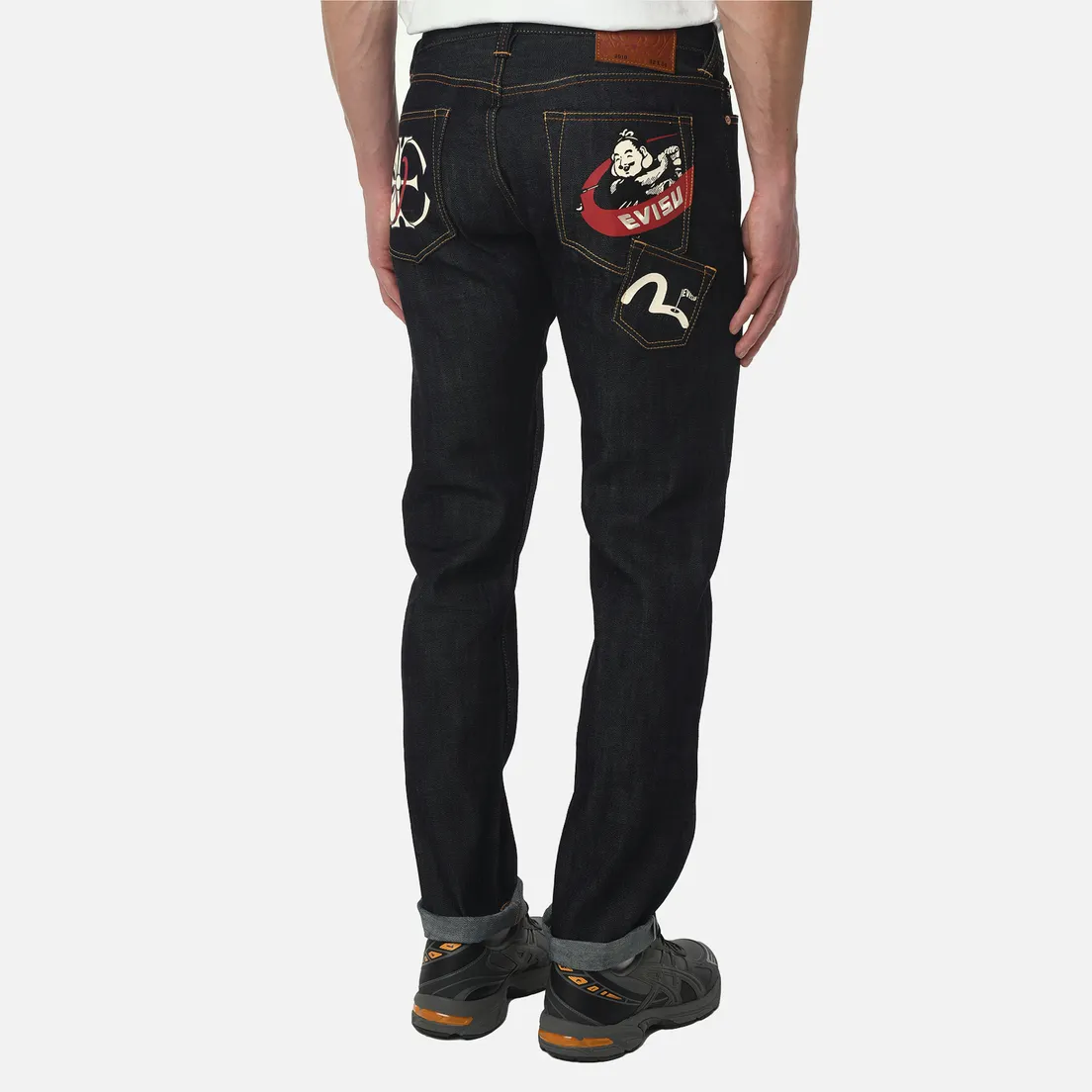 Evisu Мужские джинсы Heritage Godhead Golfing Print Slim Fit 2010