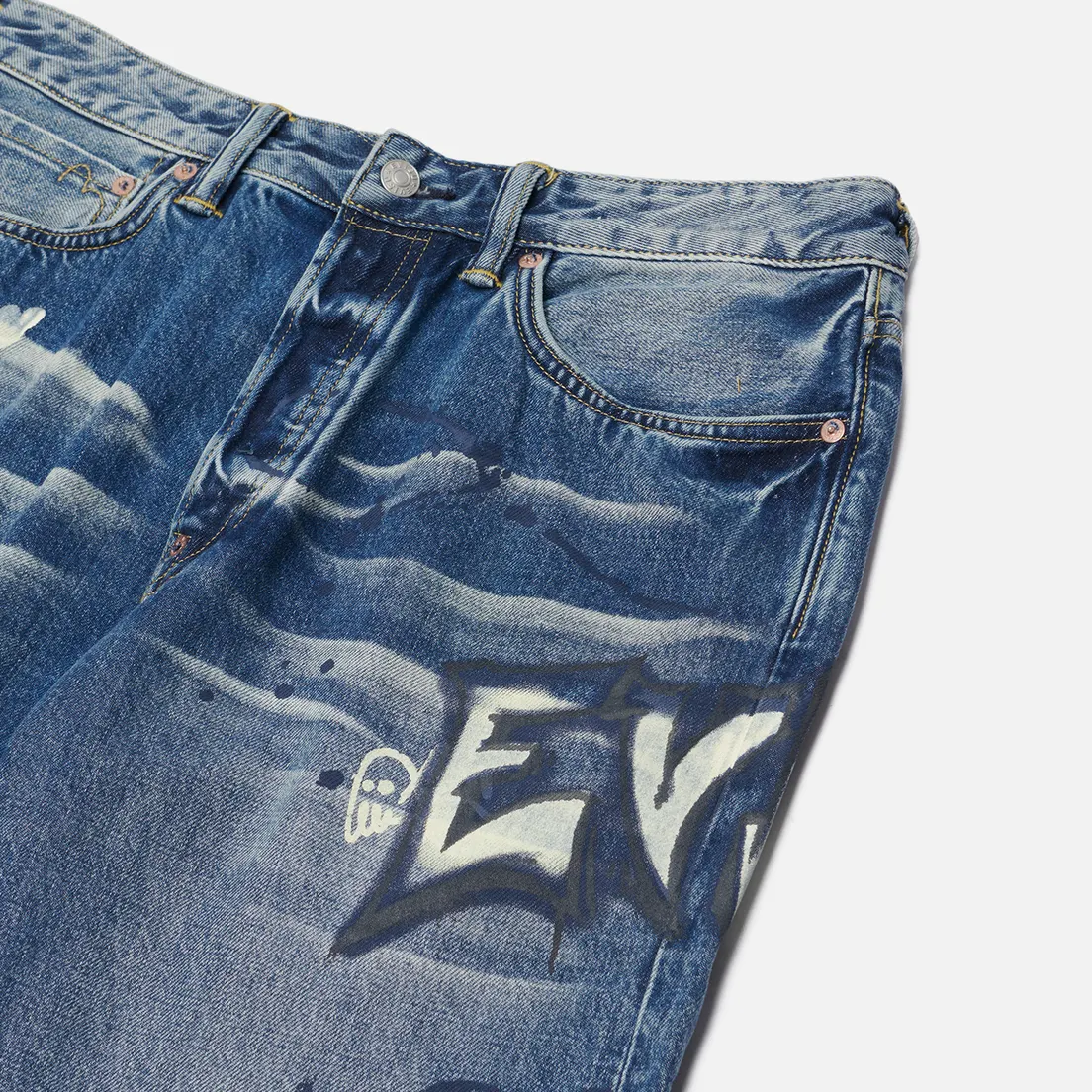 Evisu Мужские джинсы Heritage Graffiti Printed