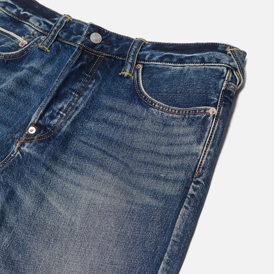 Evisu Мужские джинсы Seagull Stitch Embroidery & Printed Patch Denim