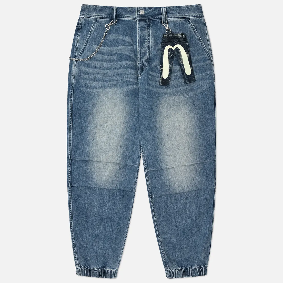 Evisu Мужские джинсы Heritage Denim Jogger & Metal Chain
