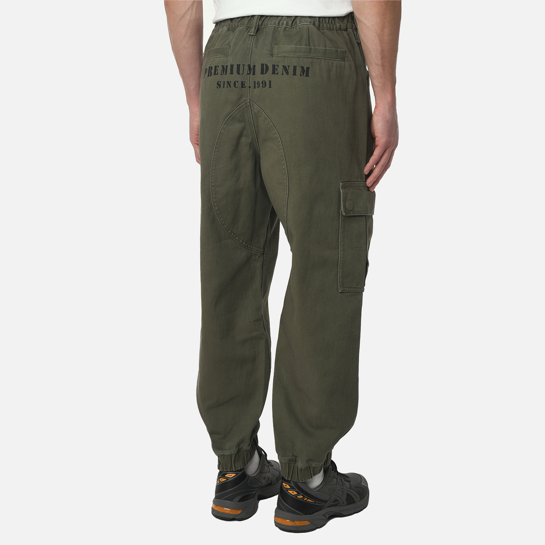 Evisu Мужские брюки Seagull Applique Embroidery Jogger